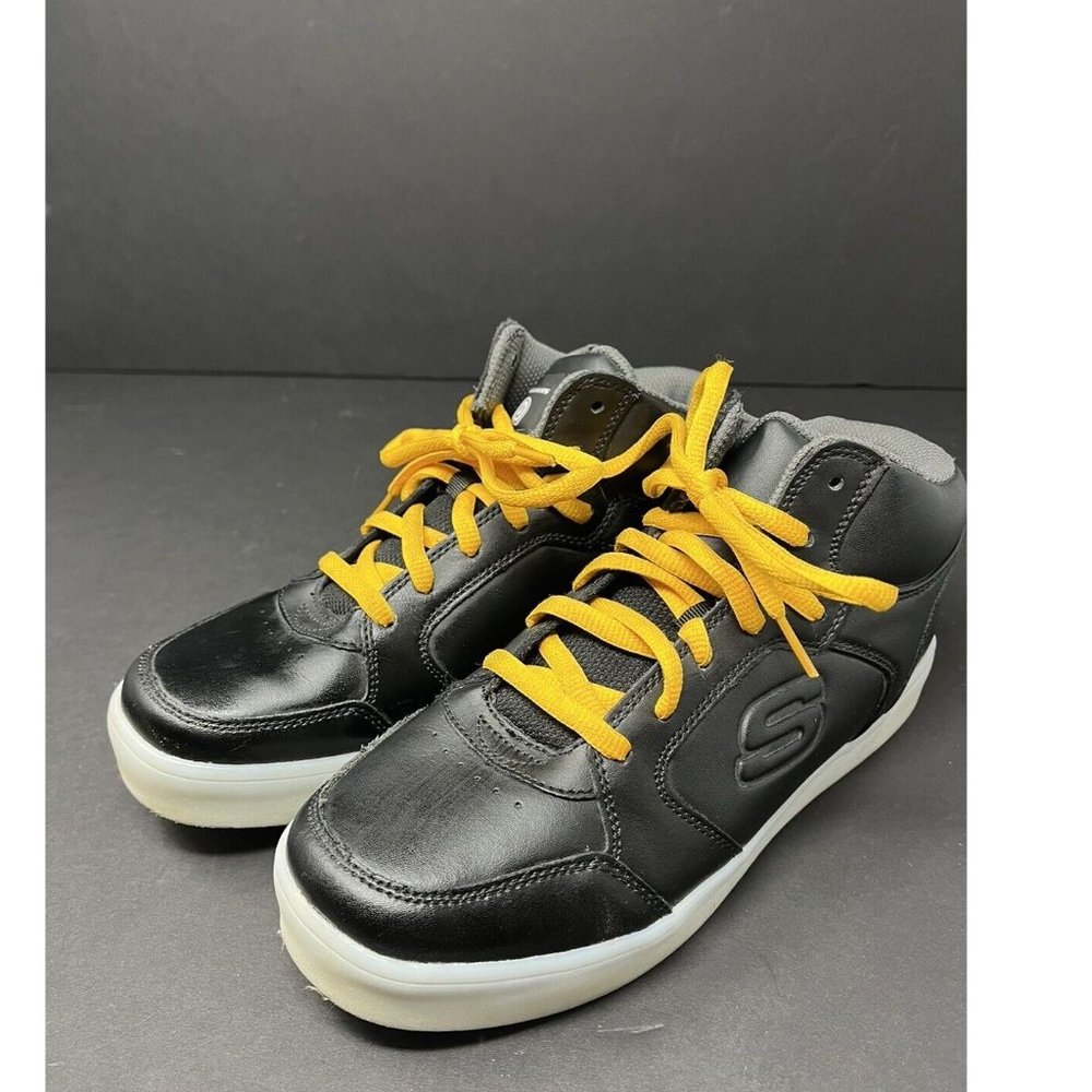 Skechers Boys S Lights Energy Lights‎ 90600L black Sneaker-Size 7 FLAW